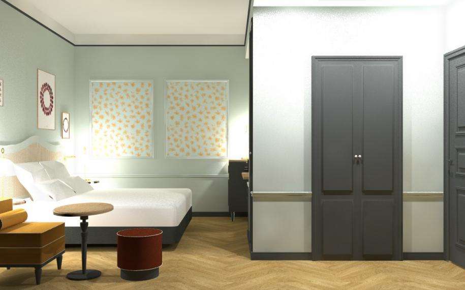 Hôtel Botaniste - Chambre