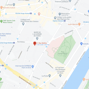 Hôtel Botaniste - Map